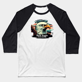 Bald Eagle - WILD NATURE - BALD EAGLE -2 Baseball T-Shirt